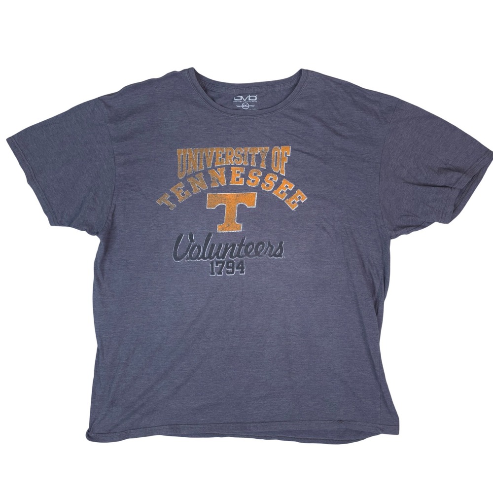 Old Varsity Brand University of Tennessee Mens 2XL Gray Vols‎ Graphic T-Shirt